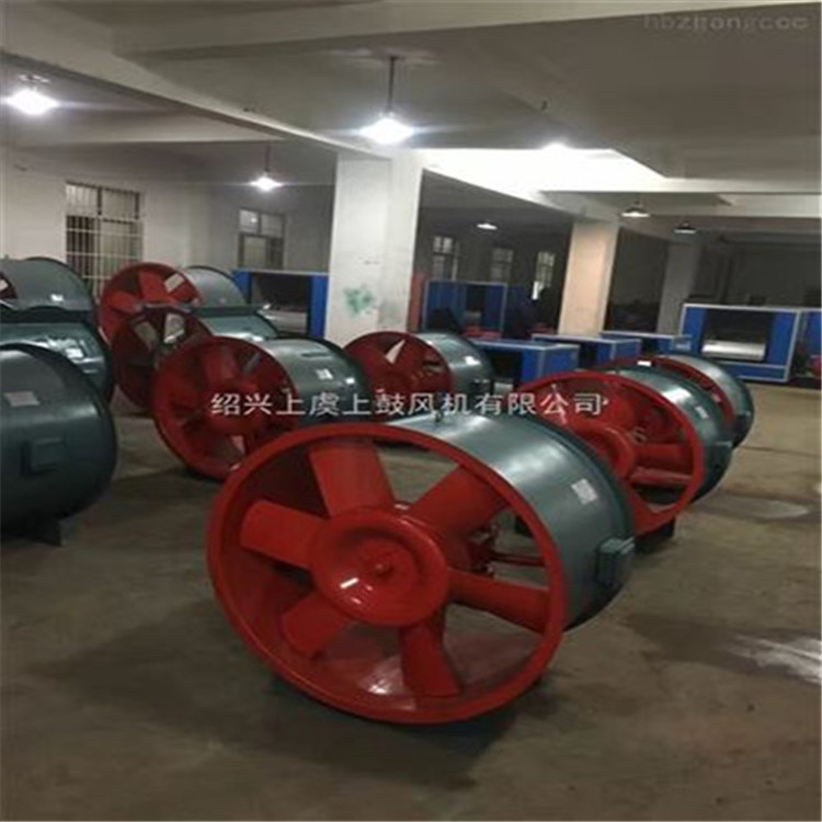 3C消防排烟风机HTF-I-13 18.5kw单双速轴流式地下车库通风系统