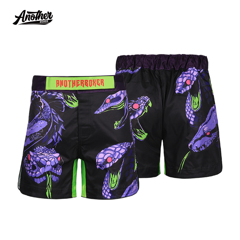 Anotherboxer New Snake Mma Shorts Trendy Sports Ufc Sanda Fighting Training Shorts