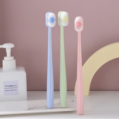 2024 New Model Supermarket Chain Bestselling 100-Hole Toothbrush Adult Simple Fast Brush Wide Head Toothbrush Wholesale