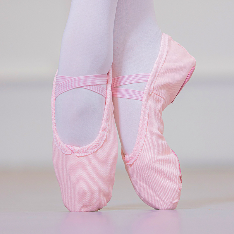Zapatos de baile para niños sin cordones zapatos de baile para adultos de ballet de fondo suave para interiores práctica de baile zapatos de yoga zapatos de garra de gato para mujeres