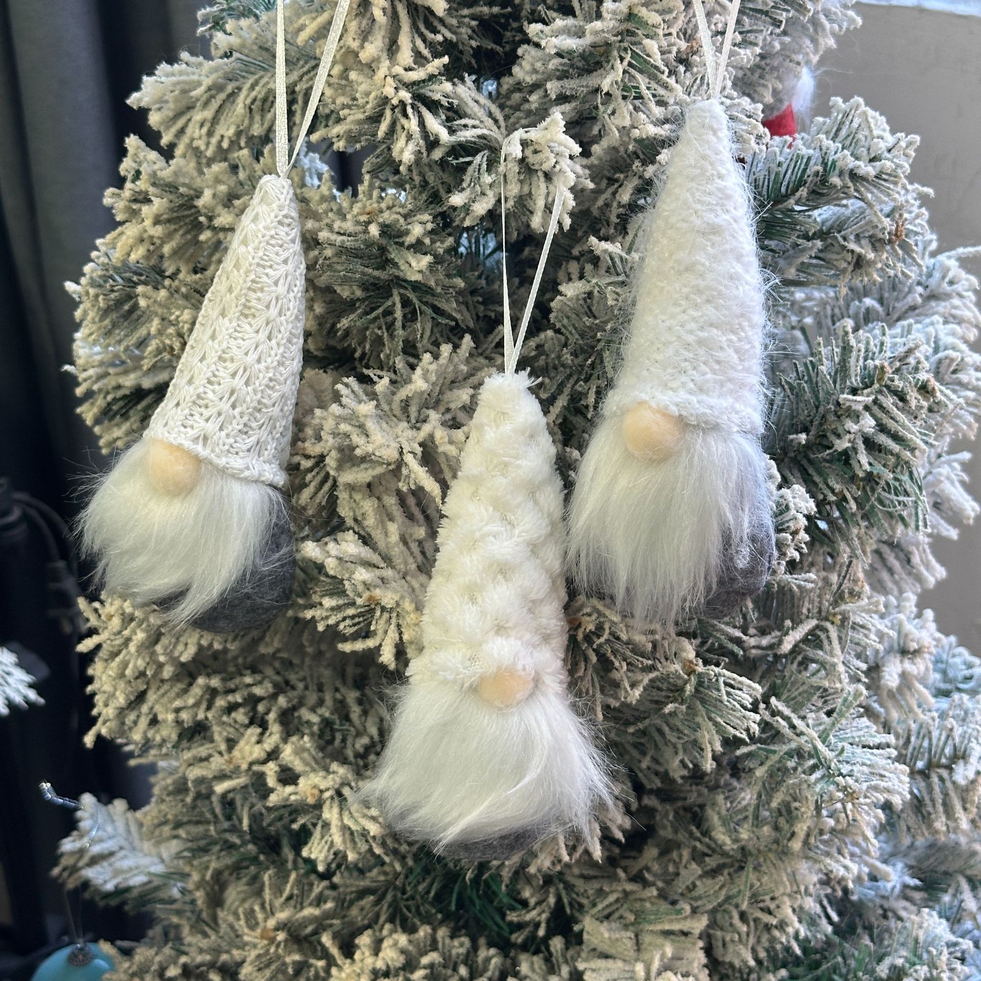 Nuevos colgantes de decoración de Navidad transfronterizos colgantes de árbol de Navidad muñeca sin cara enano viejo pequeño colgente