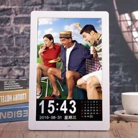 新款12寸竖屏 高清数码相框 电子相册 电子相框 图片日历同时显示