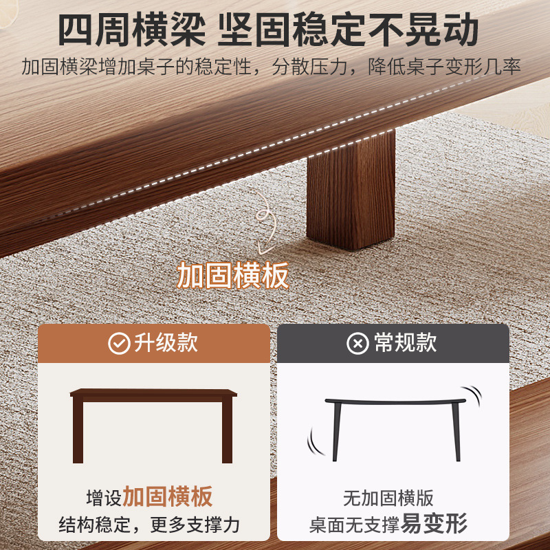 Salón de estar mesa larga mesa larga mesa mesa de trabajo mesa de estudio de mesa de escritorio en el hogar mesa de computadora de piernas de madera sólida mesa larga
