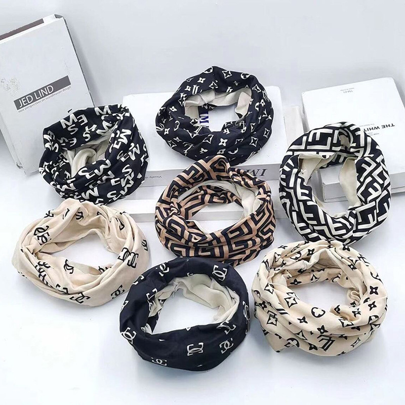 Neck protection small scarf autumn and winter men's and women's all-match face cover warm scarf variety face towel de velvet collar veil scarf
