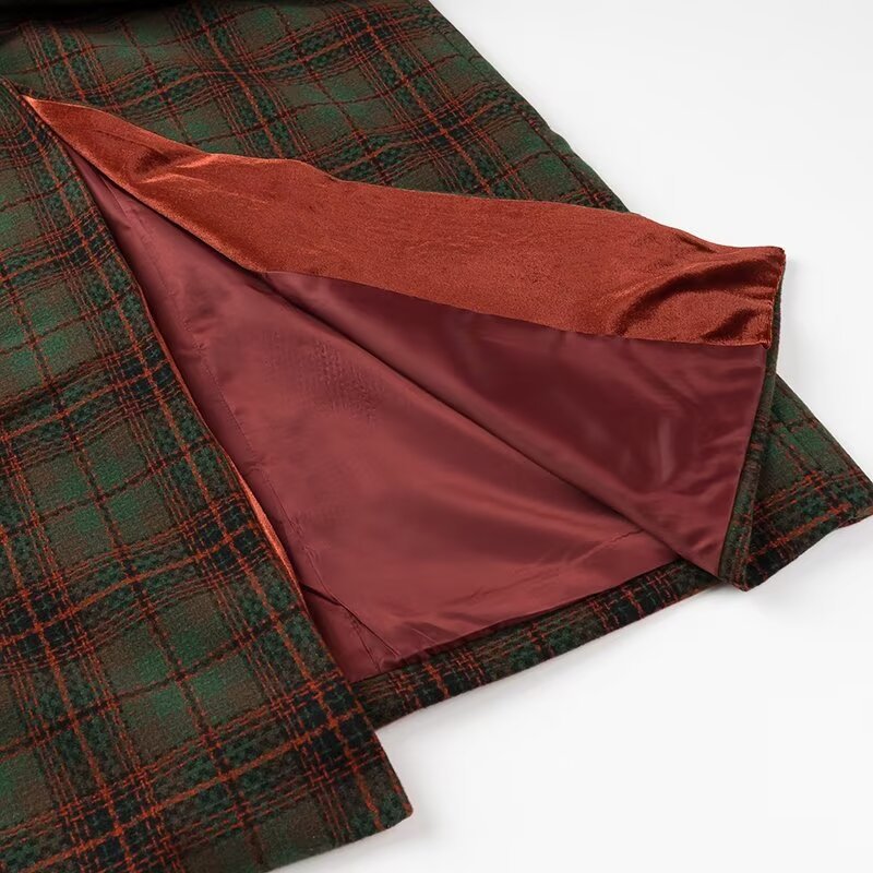 Women's clothing 2024 autumn and winter new street fashion temperament woolen long jacket_voghion.com