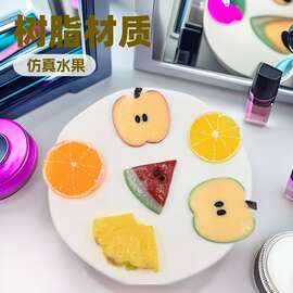 网红多巴胺发卡摆摊仿真水果发夹学生食玩头饰少女感前额刘海夹