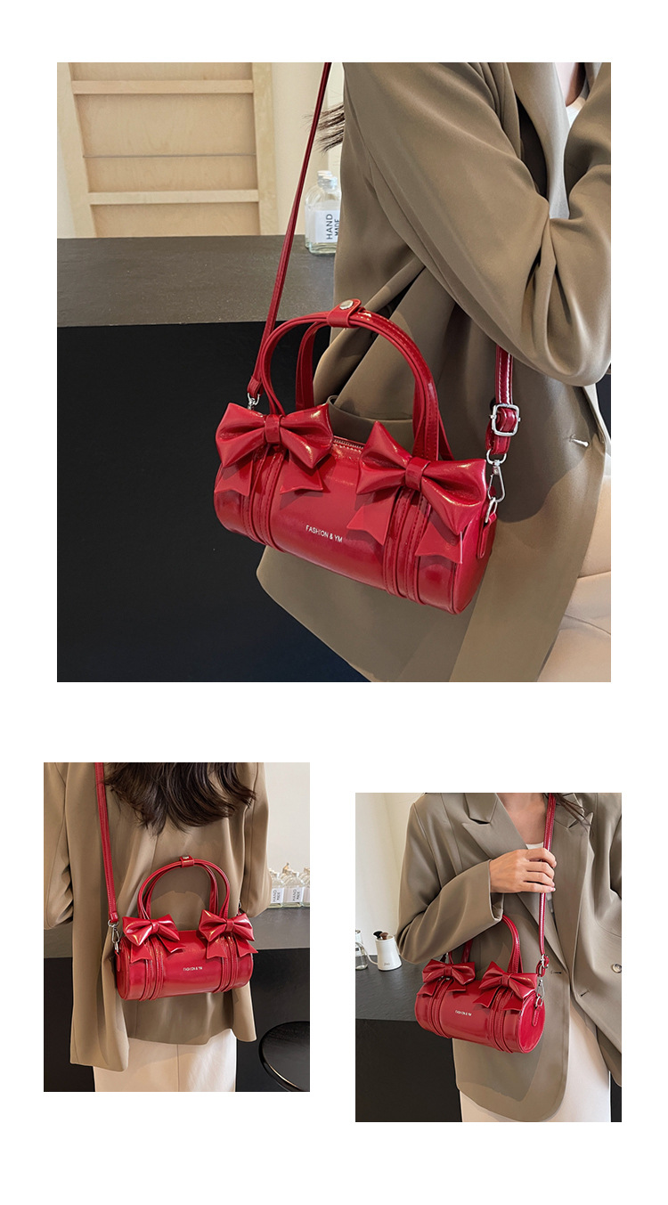 Super beliebte Nischenschleife für Damen 2024, neue, vielseitige Umhängetasche mit einer Schulter und Unterarm, zylindrischer Stocktasche_voghion.com