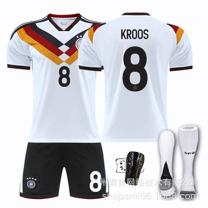 25-26 Selección nacional alemana No. 17 Wirtz Fútbol Trajes masculinos 8 Cross 13 Mueller Copa Mundial