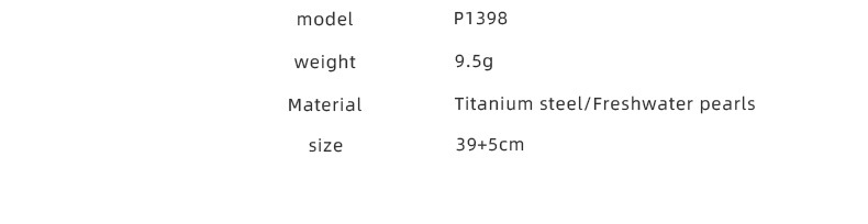 Vintage Style Portrait Titanium Steel Plating Pearl Necklace