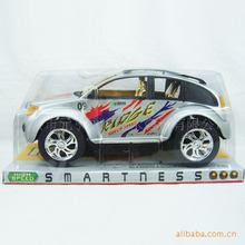 地摊货源 促销套圈玩具车批发 惯性玩具车 带座位商务越野车 P罩