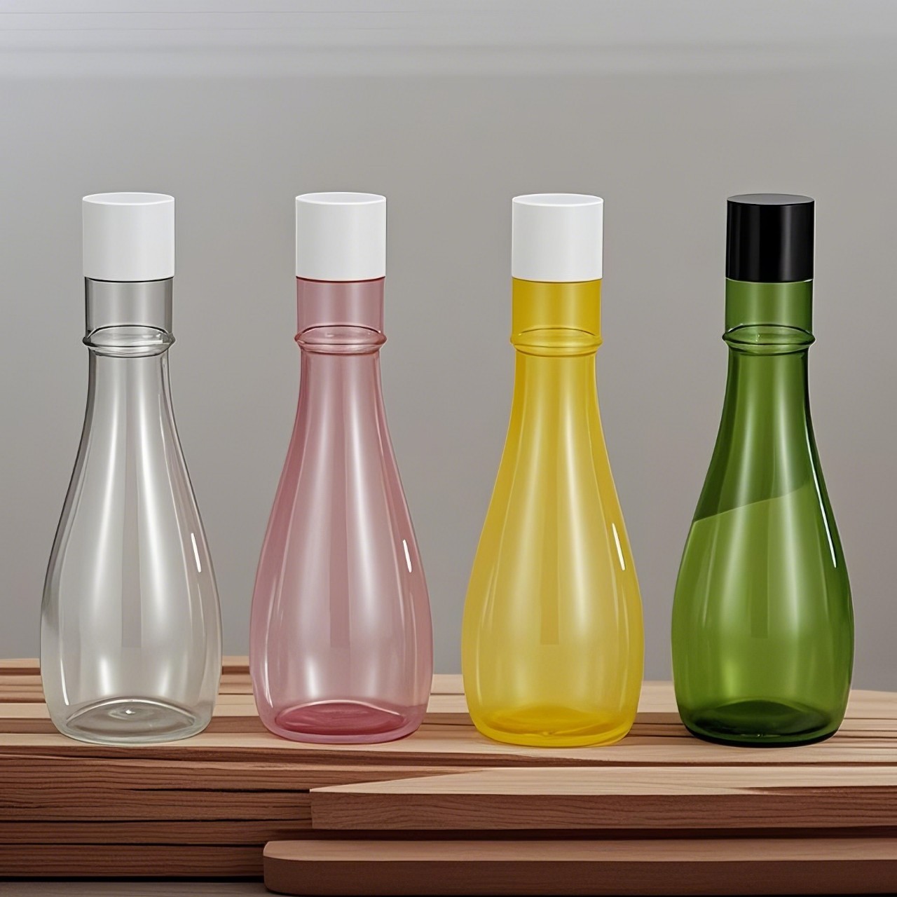 150ml Essential Oil Bottle Pet Plastic Gourd Material Bottle Water Emulsion Pure Dew Lotion Skin Care Product Big Belly Bottle