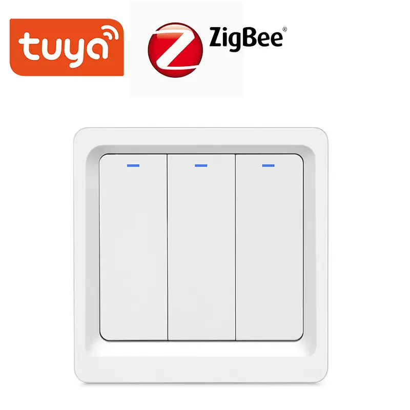 涂鸦Zigbee智能开关天猫精灵wifi远程手机触摸开关无线遥控语音
