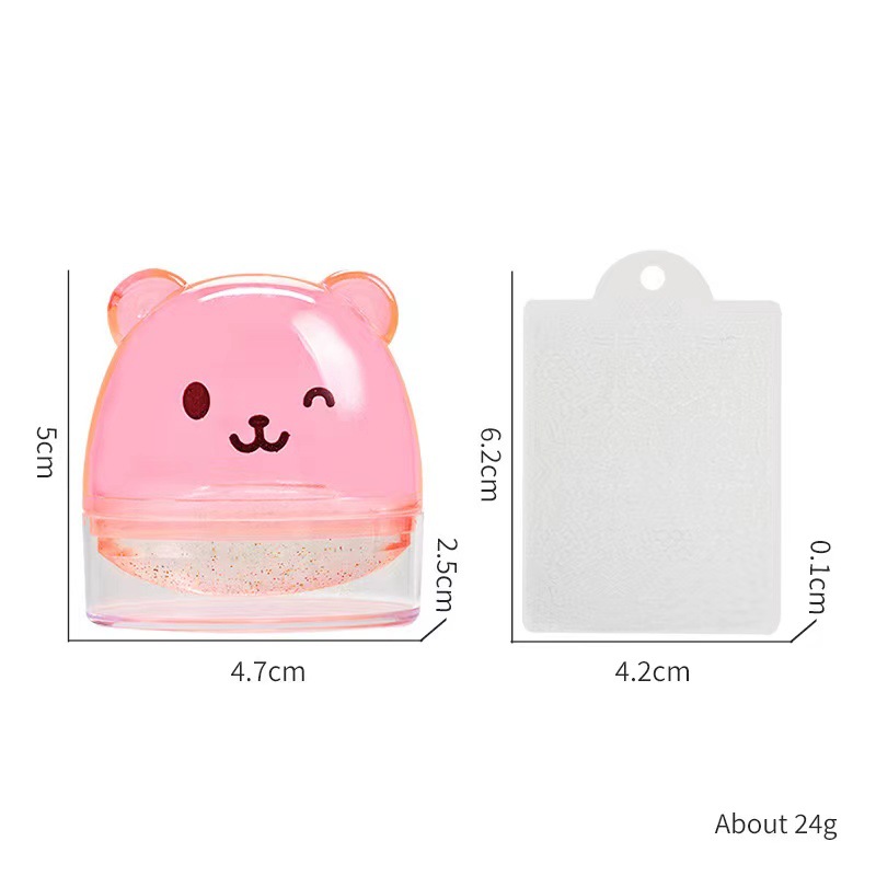 Nuevo sello de silicona de manicuras adorable oso conjunto de herramientas de impresión de transferencia multifuncional sello de fabricación de uñas francesas