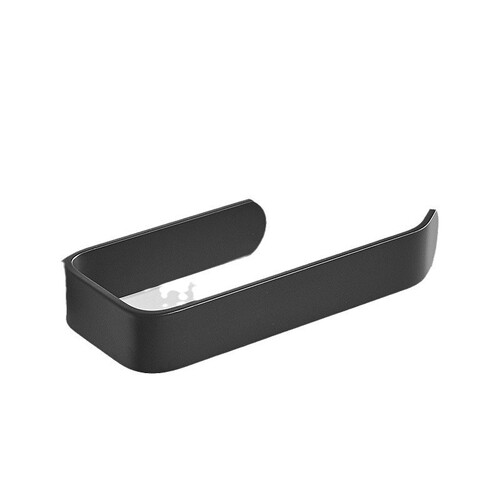 Toilet paper holder without drilling, plastic multi-functional clip and ring storage rack for bathroom tissue box