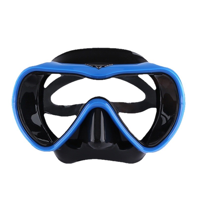 Fabricante de adultos de una sola lente anti-niebla película de vidrio templado de silicona líquida máscara de buceo gafas de buceo profundo