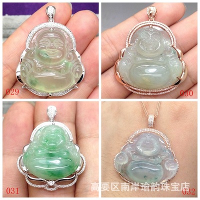 customized Set 925 St. Christopher Jade buckle gourd Mussaenda Egg noodles Set