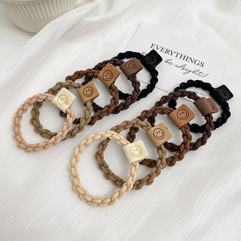 Cuerda para el cabello de alta elasticidad y duradera, banda de goma para atar el cabello para mujeres, celebridad de Internet 2024, nueva cuerda para el cabello simple, lazo para el cabello