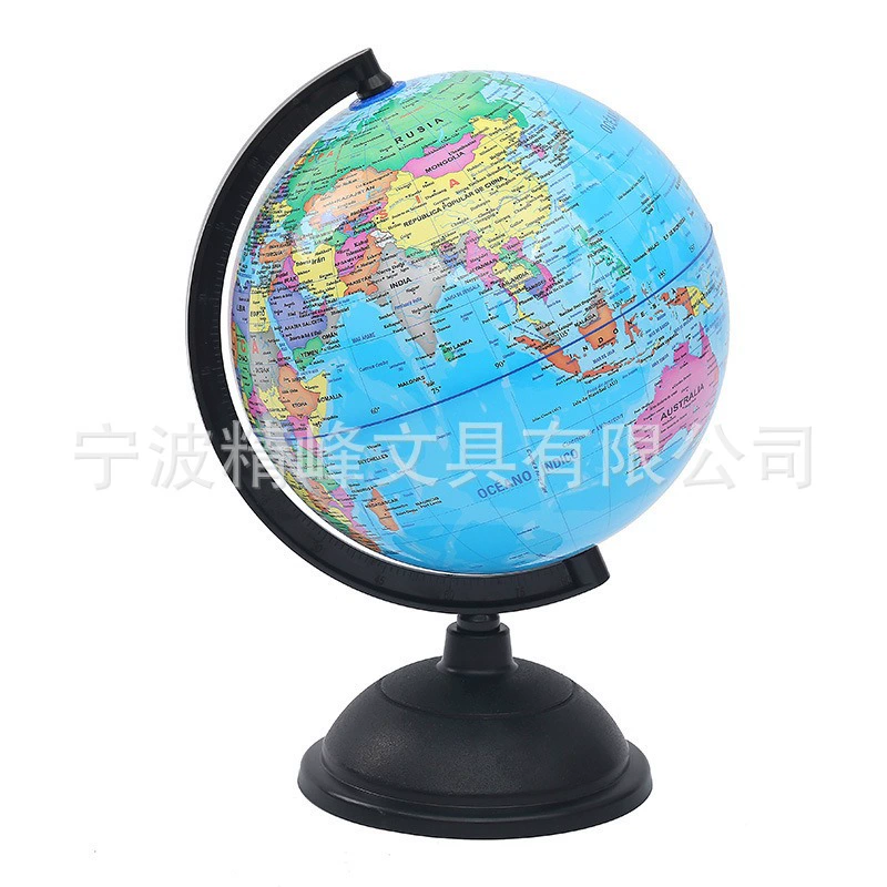 精峰 Spanish cross-border high-definition geography teaching globe student office desktop ornaments wholesale