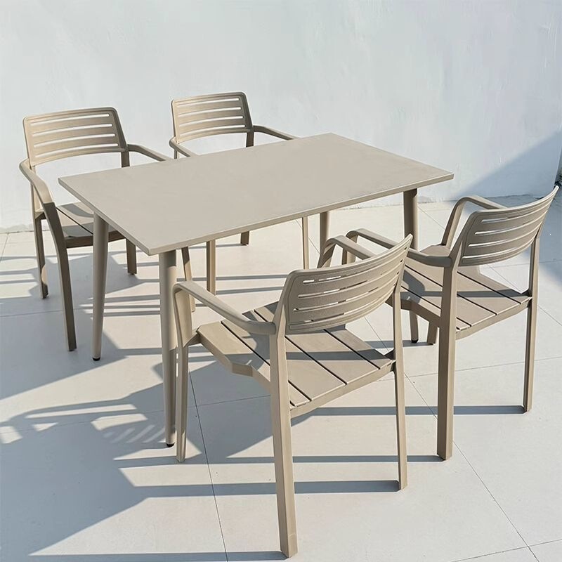 Outdoor table and chair set, patio dining chair combination, leisure outdoor table, commercial dining outdoor barbecue carbon steel dining table Outdoor table and chair set, patio dining chair combination, leisure outdoor table, commercial dining outdoor barbecue carbon steel dining table