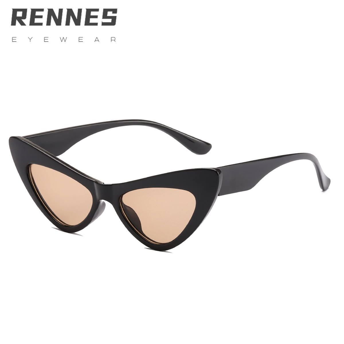 2021 nuevas gafas de sol retro de marco pequeño de ojo de gato de color caramelo transfronterizo personalidad europea y americana moda calle tiro pasarela gafas de sol