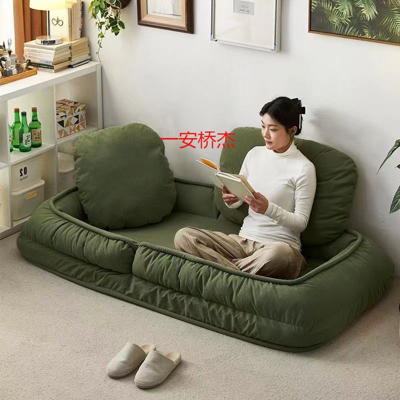 XC【全网低价】懒人沙发客厅人类狗窝沙发床折叠网红卧室两用榻榻