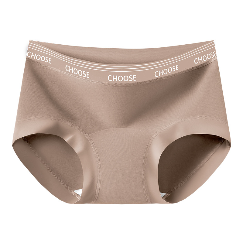 Ropa interior de algodón puro algodón antibacteriano tipo A algodón cómodo bolso de cadera deportes de color sólido pantalones triangulares femeninos son refrescantes.