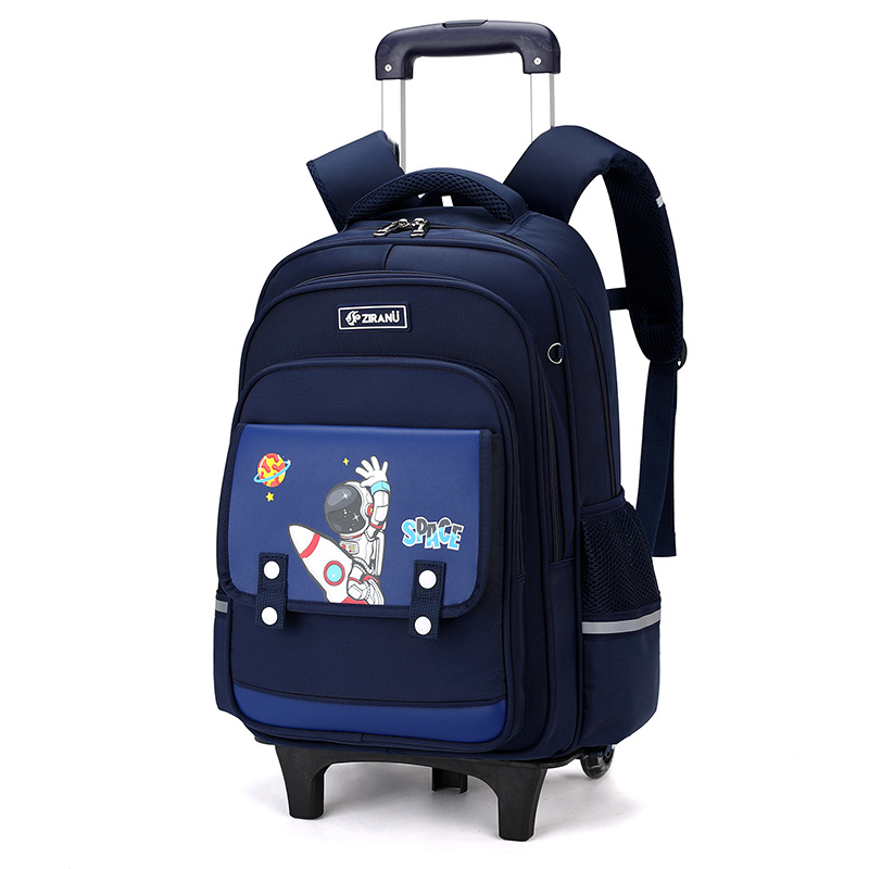 Mochila de pescado natural para niños, escolares de primaria para niños, 1 - 3 - 6 grados, caja de tracción, mochila de niños, escaleras impermeables