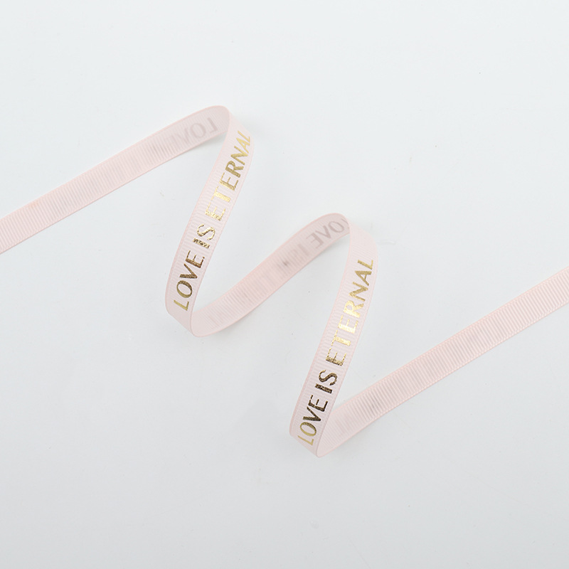 핫스탬핑 1cm 잉글리시리본 [라이트핑크] 36.5m