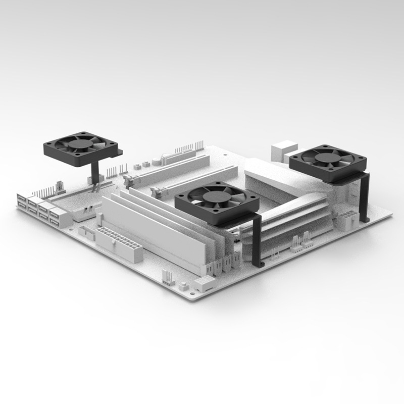 Motherboard Fan Bracket Tube Cooling North and South Bridge Capacitor Inductor Memory Cooling Fan Bracket