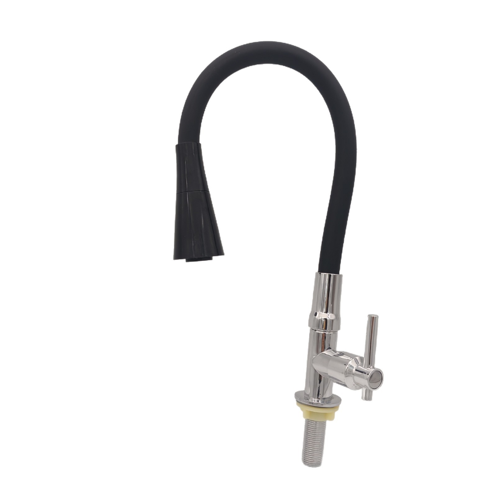 Transfronterizo negro universal tubo de aleación de zinc ángulo tipo grifo único color 4 ángulo de cocina universal grifo frío único