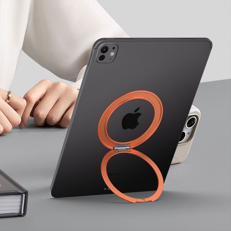 ミラー間ホットモデル 360 度回転ユニバーサルタブレットスタンドアルミ合金デスクトップ拡張壁掛け磁気吸引折りたたみポータブル|undefined