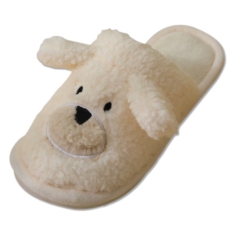 Симпатичные хлопковые тапочки, женские тапочки с мультяшным медведем, домашние теплые домашние зимние мужские домашние тапочки Maomao для пары