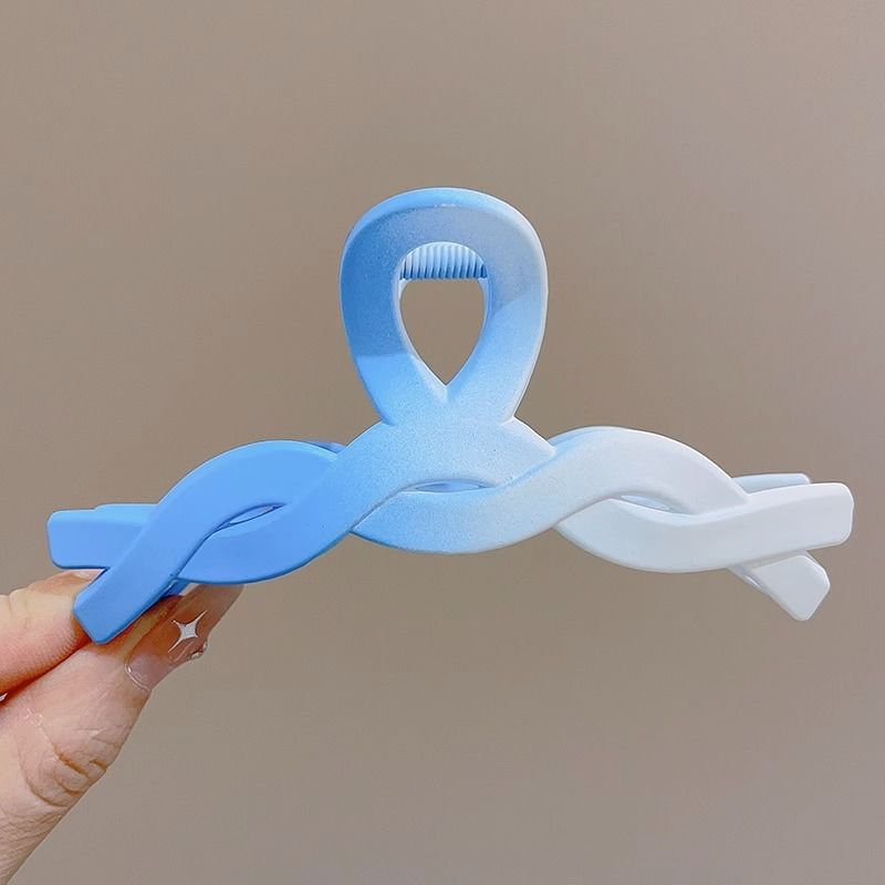 Clip de pelo marrón grande Nueva horquilla cuadrada accesorios para el cabello clip de horquilla simple Cabeza trasera clip de pelo clip de tiburón tocado