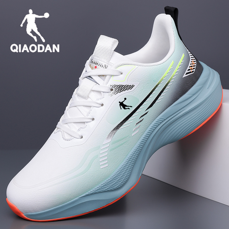 Jordan Men's Sports Shoes 2025 Autumn and Winter New Style Fly-Knit Shock-Absorbing Running Shoes Breathable Mesh Breathable Soft-Soled Running Shoes