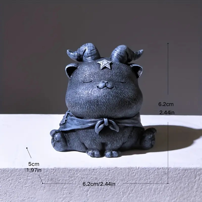 クリエイティブ樹脂かわいいペット猫ベーキングケーキデコレーションオーナメントかわいいニカ車のインテリア装飾オーナメント|undefined