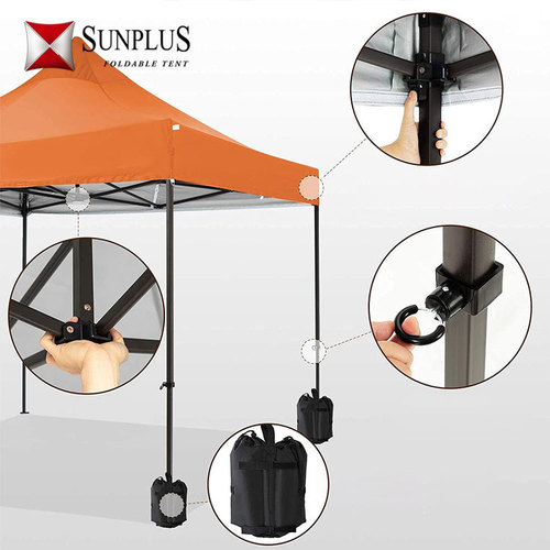 Four-corner rainproof tent four-legged rain shelter large umbrella outdoor stall sunshade canopy foldable rainproof canopy retractable wholesale
