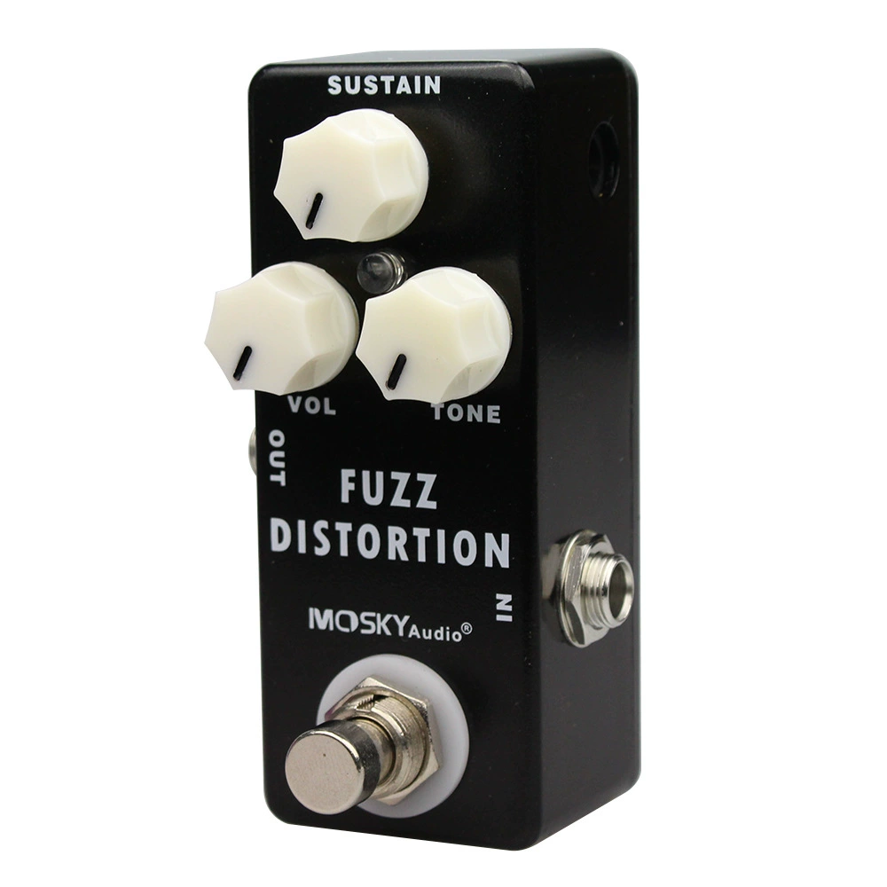 Mosky мини fuzz педаль для гитары электрогитара искажение Guz педаль эффект