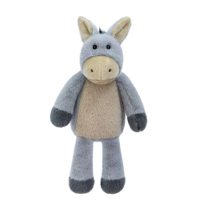 Simulación transfronteriza burro panda tranquilizador animal muñeco de peluche acompañante niño muñeca muñeca regalo de cumpleaños almohada