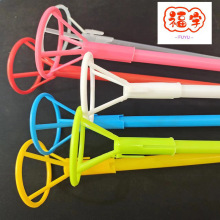 亚马逊跨境气球托杆 莓花束杆透明白色加硬塑料杆子 手拿棒支撑杆