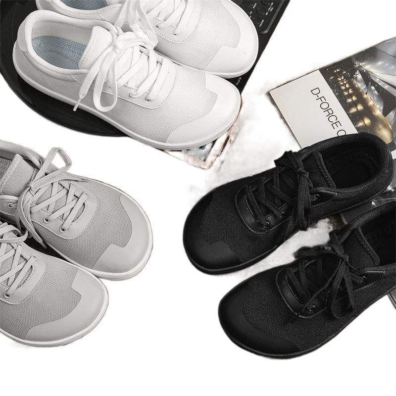 Nuevos zapatos descalzos de verano para hombres de Xinjiang Wolf, zapatos de malla ligeros y transpirables con suela suave, tamaño ampliado