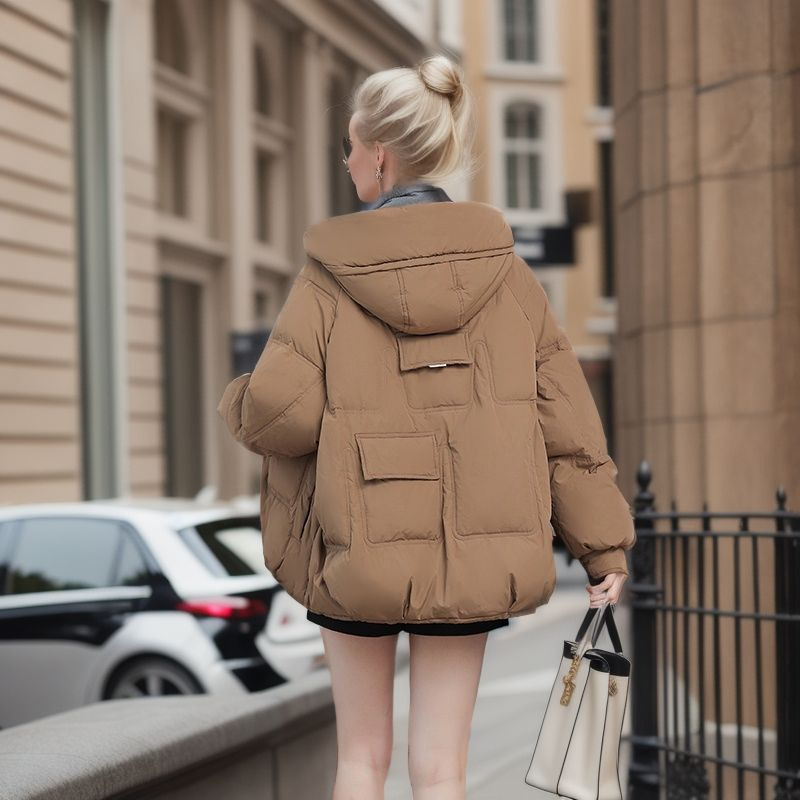Women's Padded Jacket Winter Coat Thickened Cotton Short Jacket_voghion.com