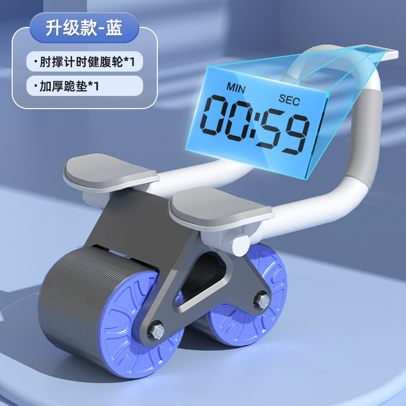 450 플랭크 복부 휠 타이밍 모델 - 블루