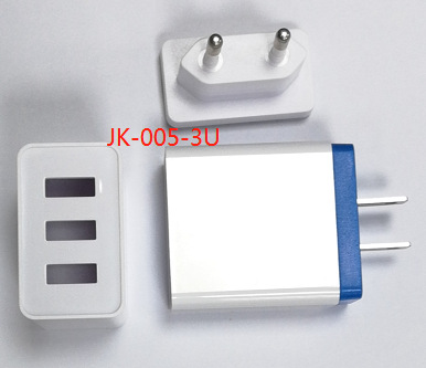 JK-005 35W-45W 液晶屏 快充 3USB 中美英欧规电源外壳