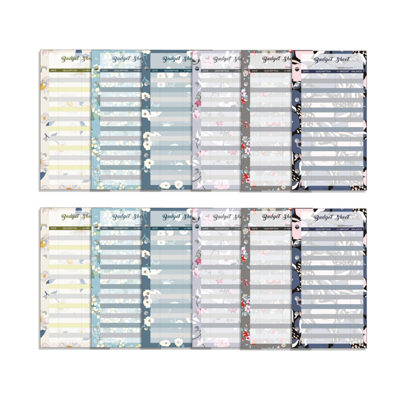 Tarjeta de presupuesto floral A6