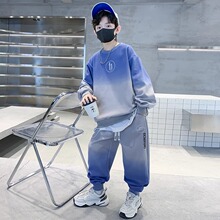 儿童装男童套装男孩春秋季两件套运动新款中大童一件代发湖州织里
