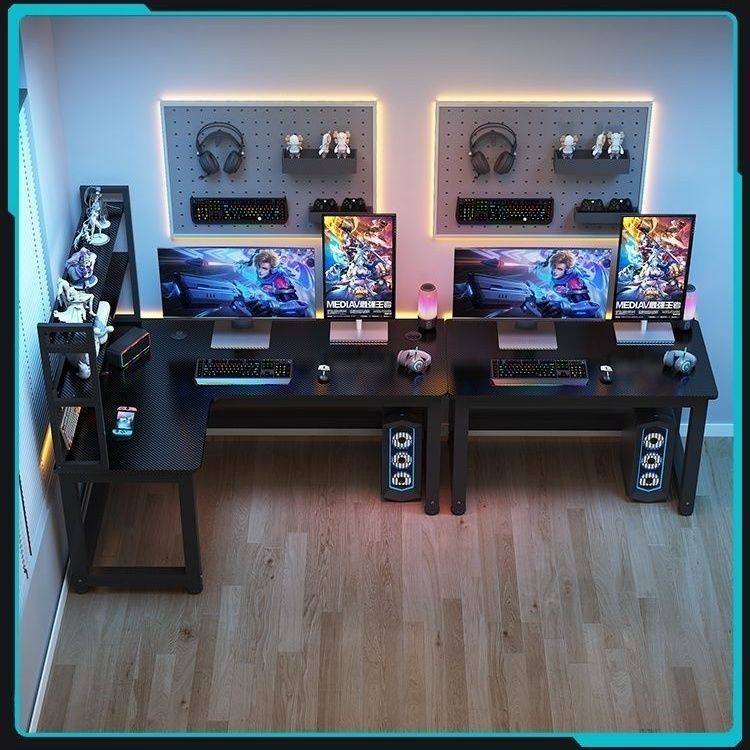 Corner Table, Gaming Table, Double Table, Desktop Computer Table, Home L-Shaped Corner Desk, Writing Desk, Gaming Desk Corner Table, Gaming Table, Double Table, Desktop Computer Table, Home L-Shaped Corner Desk, Writing Desk, Gaming Desk