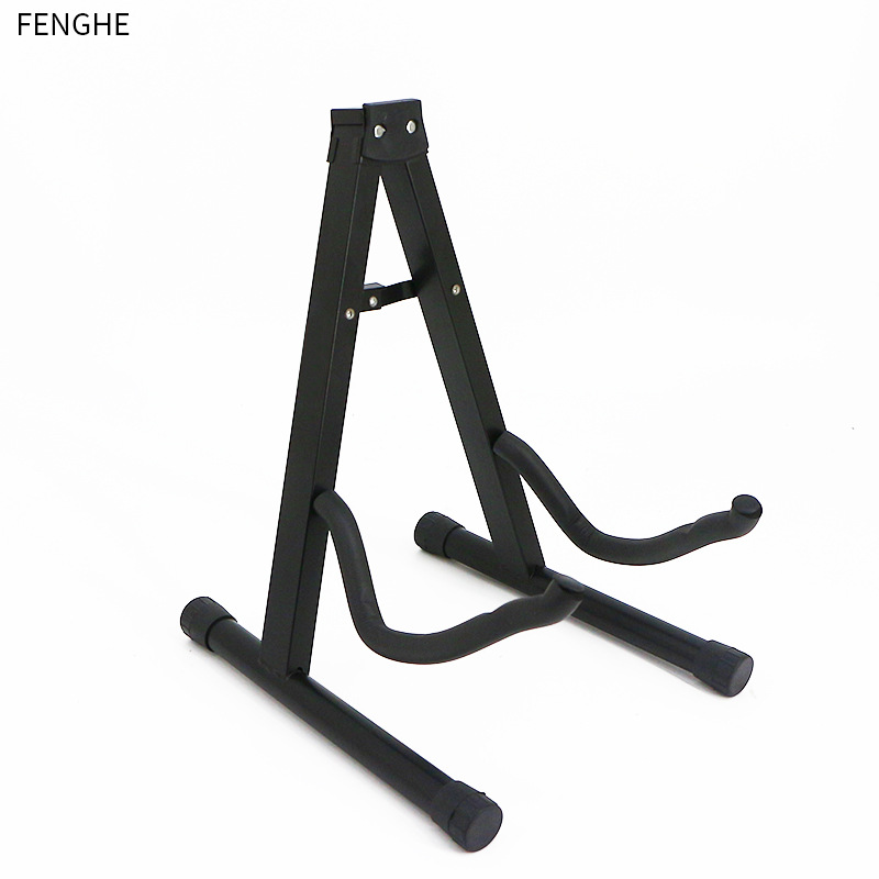 Folding guitar, stand, handheld musical instruments with accessories
