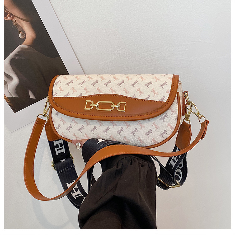 New High-end Fashion Texture Printed Armpit Bag European And American Retro Trend Handheld Single Shoulder Diagonal Cross Bag Popular Item_voghion.com