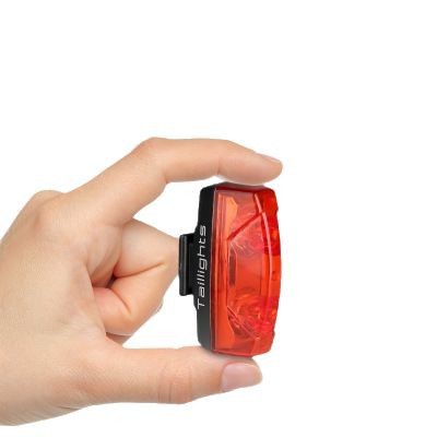 Luz trasera de inducción magnética bicicleta inducción autogenerada luz trasera de carga libre impermeable conducción nocturna luz de advertencia de seguridad