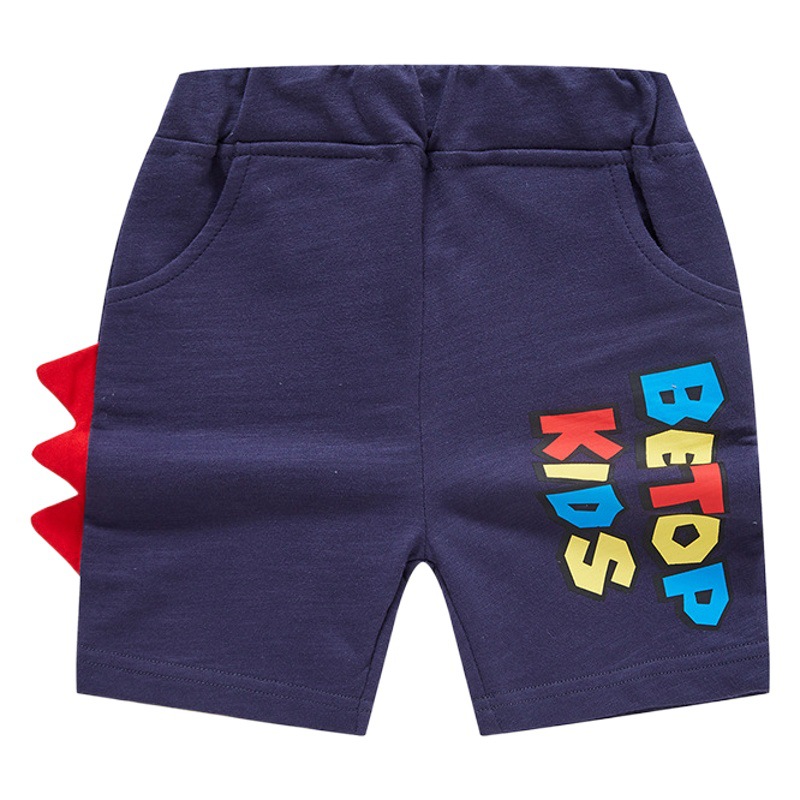 Ser Superior pantalones para niños pantalones de verano para niños pantalones de medio casual para bebés carta de dibujos animados para niños quinta generación de cabello